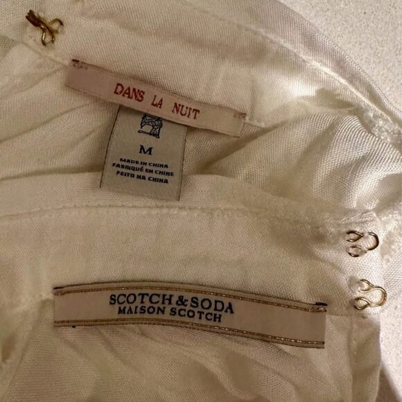 White, feminine, Scotch and Soda blouse. - Picture 8 of 9